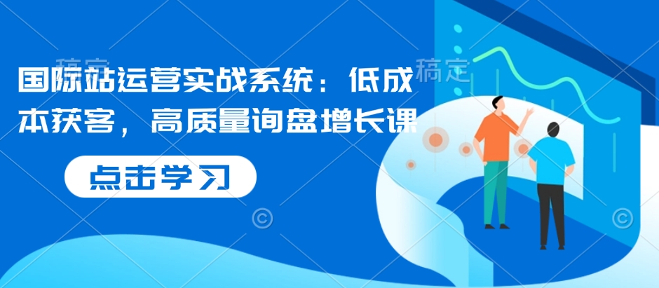 国际站运营实战系统：低成本获客，高质量询盘增长课聚合资源站-专注分享软件资料 全网资源  软件工具脚本 网络创业落地实操课程 – 全网首发_高质量项目输出聚合资源站