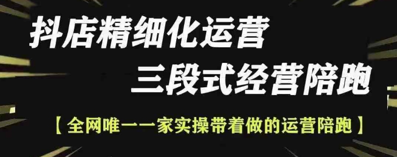 抖店精细化运营，非常详细的精细化运营抖店玩法聚合资源站-专注分享软件资料 全网资源  软件工具脚本 网络创业落地实操课程 – 全网首发_高质量项目输出聚合资源站